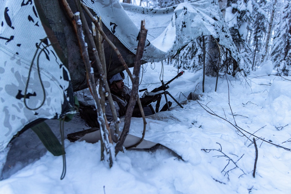 Setting up defensive positions during JPMRC 26-02