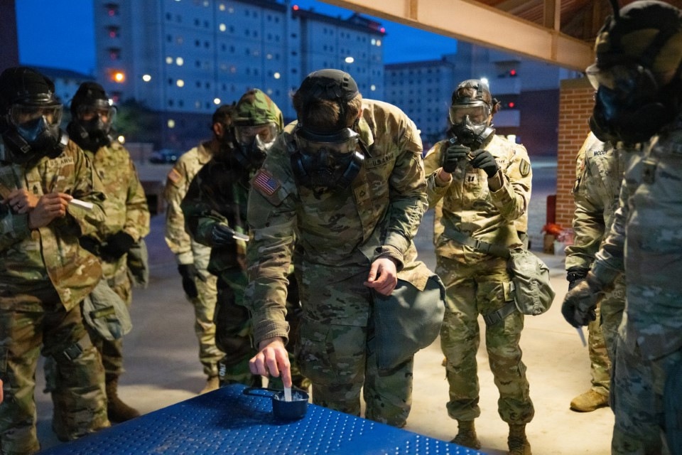 1st Signal Brigade conducts CBRN training at Camp Humphreys