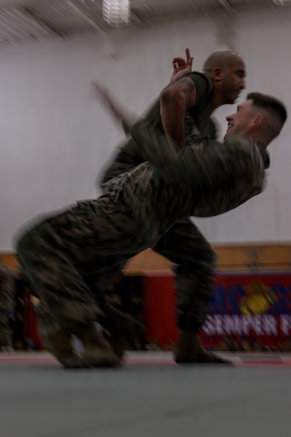III Marine Expeditionary Force Support Battalion Marines participate in Marine Corps Martial Arts Program brown belt training