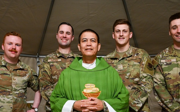 Chaplain Provides Agile Mass