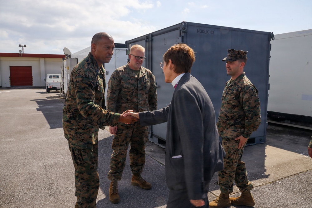 Bishop Ritonia visits MAG-36 Marines