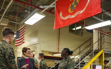 Bishop Ritonia visits MAG-36 Marines