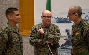 Medical Officer of the Marine Corps visits USAG Camp Humphreys