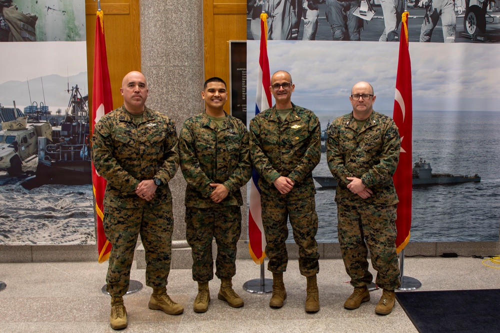 Medical Officer of the Marine Corps visits USAG Camp Humphreys