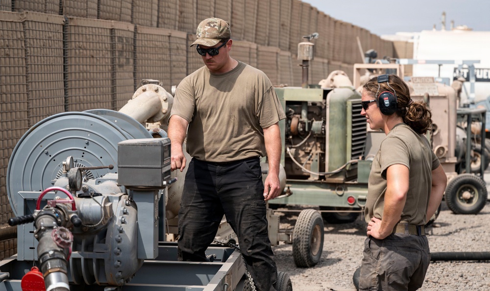 776th EABS Vehicle Maintenance Airmen Support Operations in East Africa