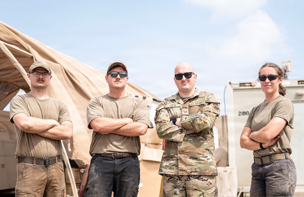 776th EABS Vehicle Maintenance Airmen Support Operations in East Africa