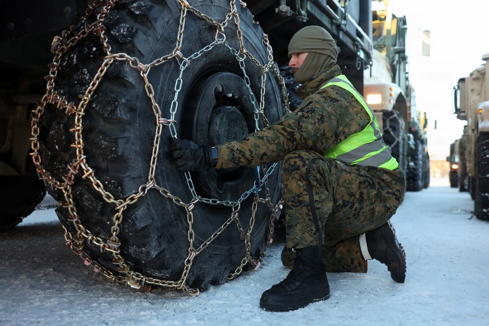 CORE26 | U.S. Marines Transport Equipment throughout Norway for Arctic Exercise