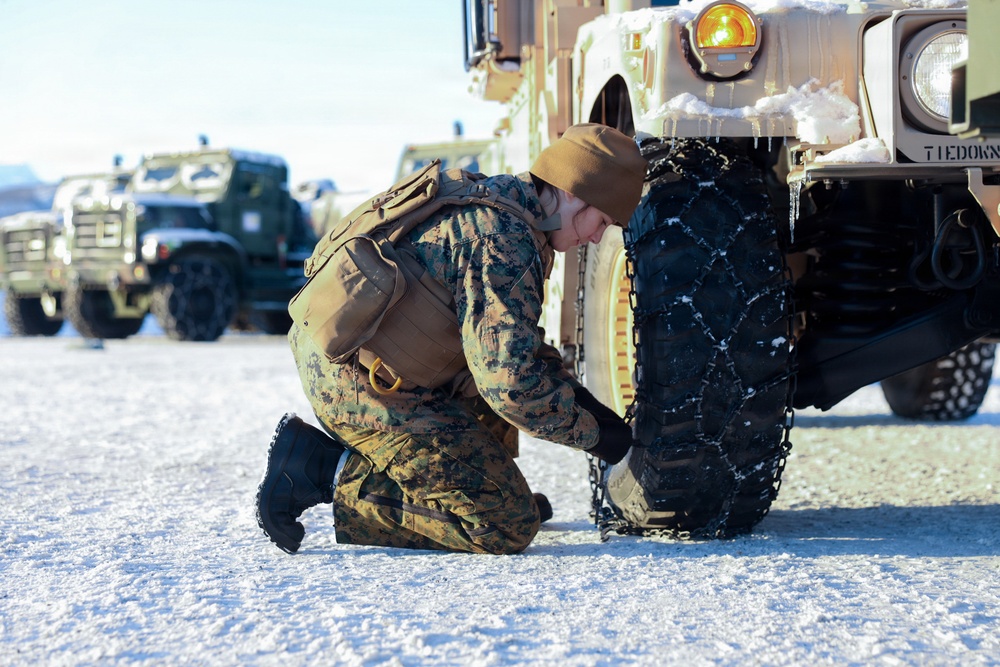 CORE26 | U.S. Marines Transport Equipment throughout Norway for Arctic Exercise