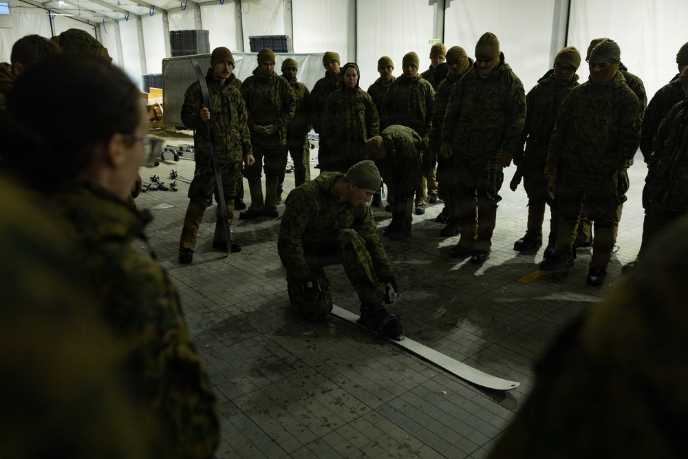 CORE26 | U.S. Marines, Sailors Learn Basic Skiing Techniques for Arctic Exercise