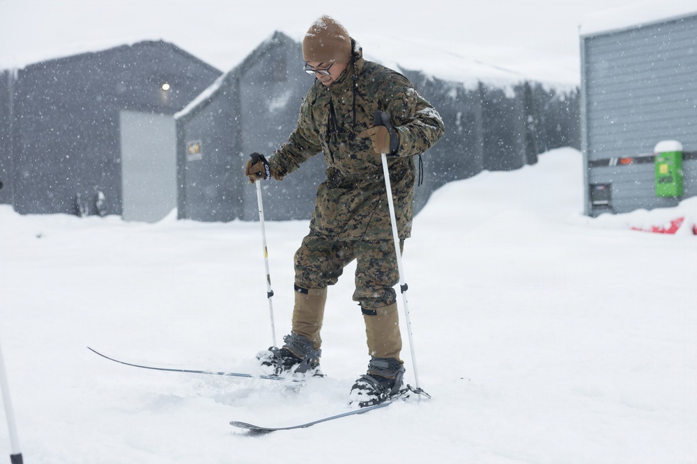 CORE26 | U.S. Marines, Sailors Learn Basic Skiing Techniques for Arctic Exercise