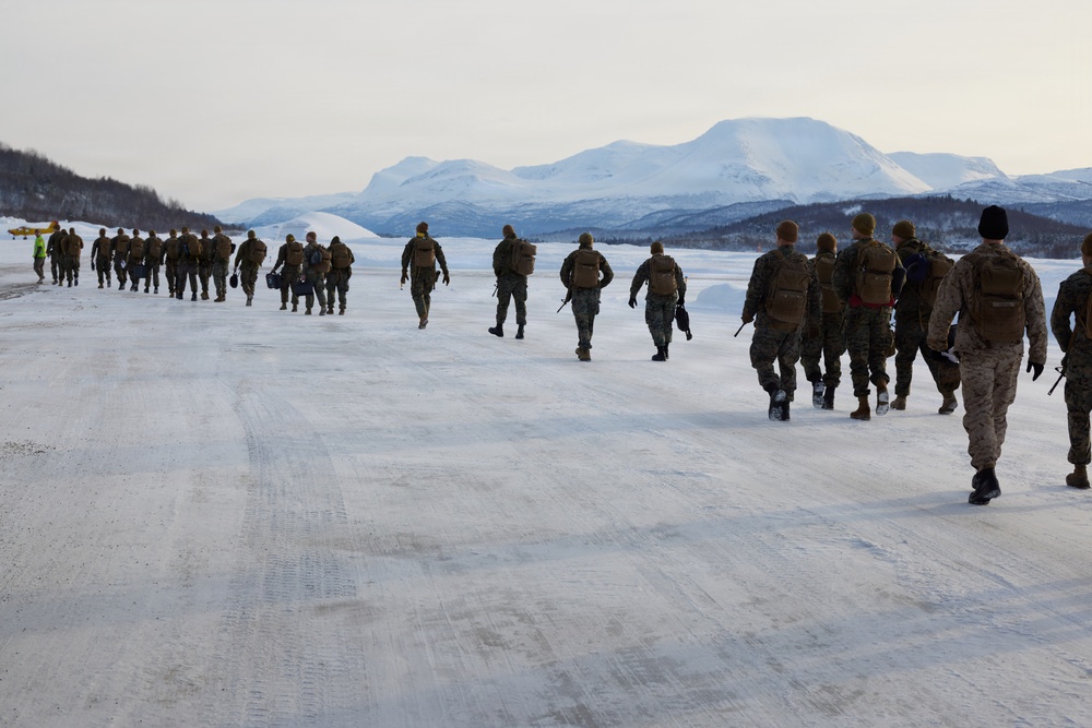 CORE26 | U.S. Marines Arrive in Norway for Exercise Cold Response