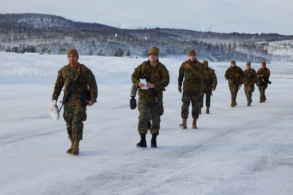 CORE26 | U.S. Marines Arrive in Norway for Exercise Cold Response