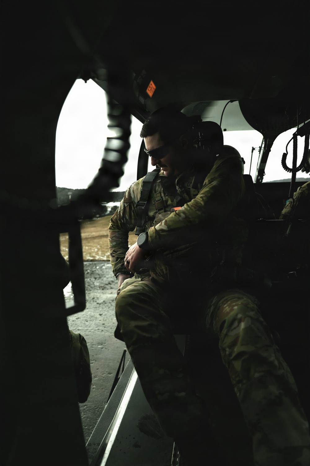 U.S. Army Soldier Prepares for Flight During Combined Resolve 26-05 at JMRC in Hohenfels, Germany