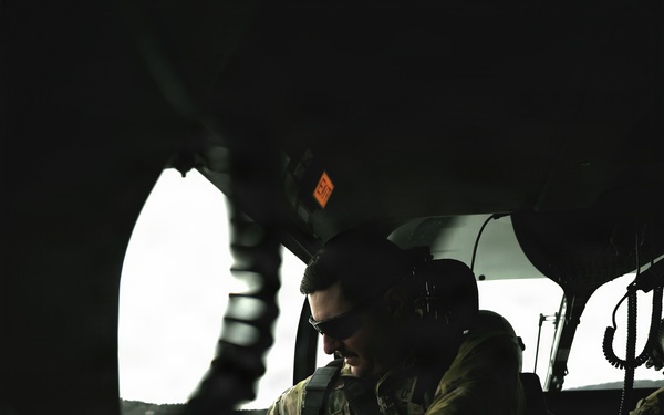 U.S. Army Soldier Prepares for Flight During Combined Resolve 26-05 at JMRC in Hohenfels, Germany