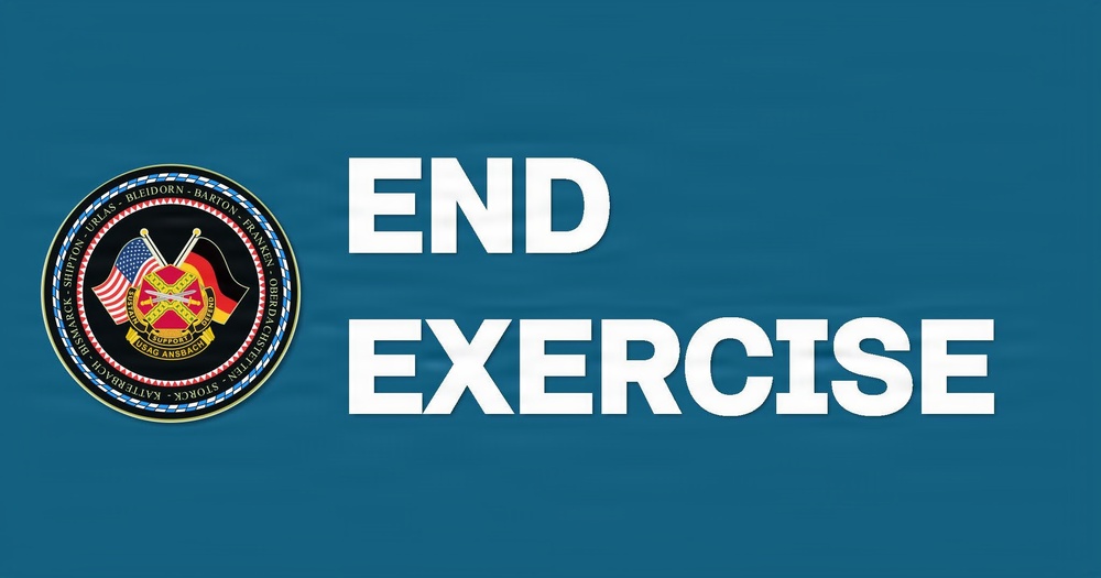 USAG Ansbach End Exercise