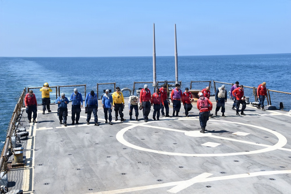 McFaul Conducts Flight Operations