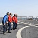 McFaul Conducts Flight Deck Firefighting Drill