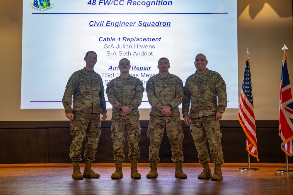 RAF Lakenheath celebrates Wing Quarterly Awards