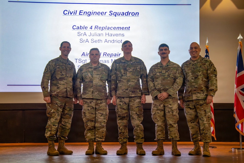 RAF Lakenheath celebrates Wing Quarterly Awards