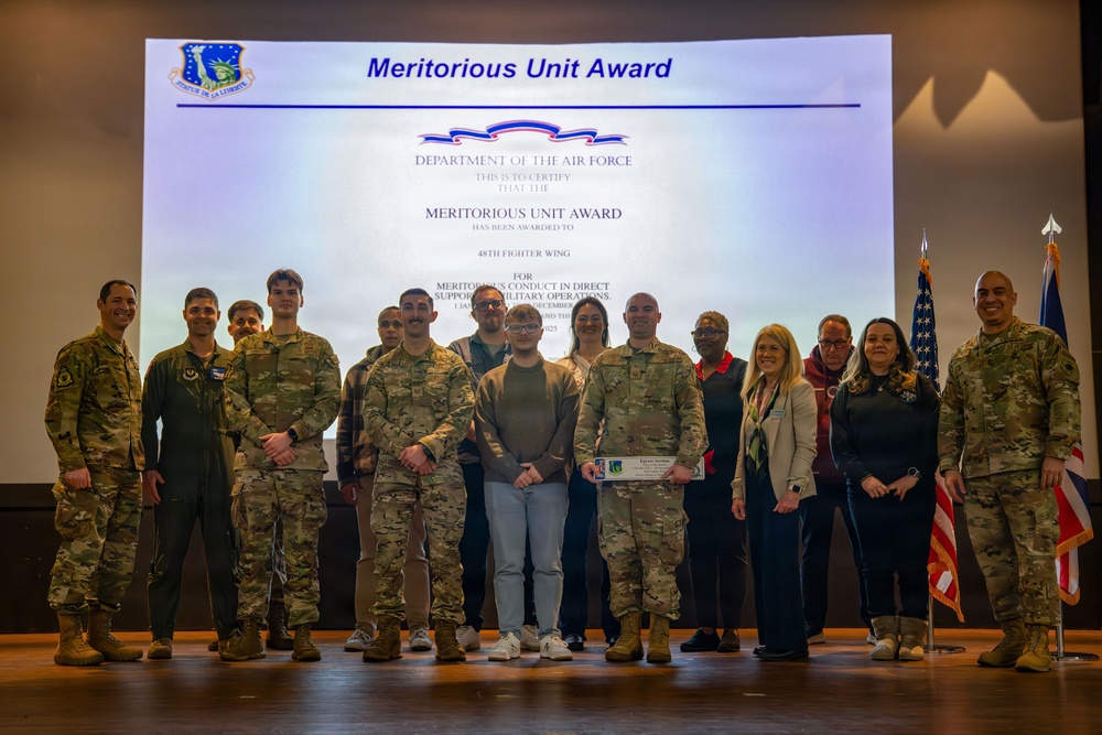 RAF Lakenheath celebrates Wing Quarterly Awards