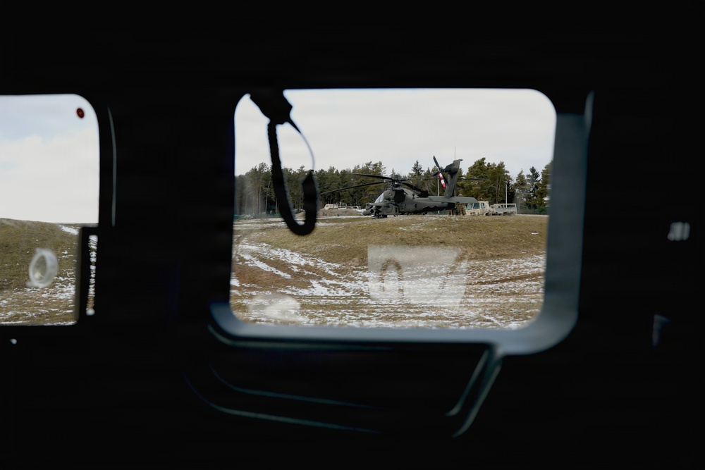 U.S. Army Soldiers Prepare for Flight During Combined Resolve 26-05 at JMRC in Hohenfels, Germany