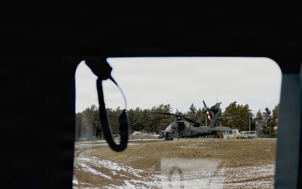 U.S. Army Soldiers Prepare for Flight During Combined Resolve 26-05 at JMRC in Hohenfels, Germany