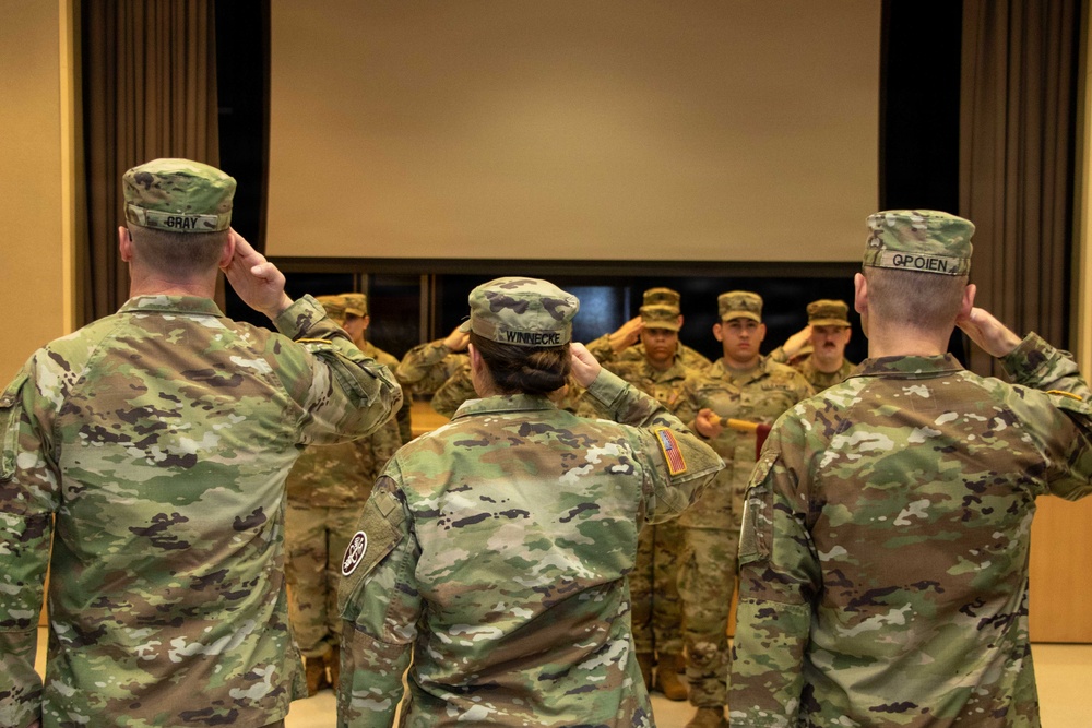 MRB Company Change of Command and Change of Responsibility