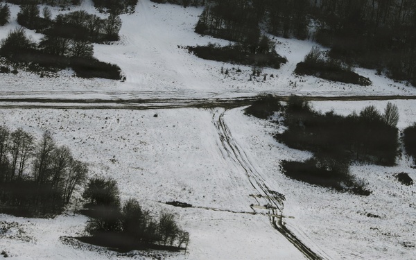 U.S. Army Tanks Maneuvers to an Improved Fighting Position During Combined Resolve 26-05 at JMRC in Hohenfels, Germany