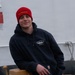 CGC Sturgeon Bay crew member poses for portrait following icebreaking operations