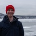 CGC Sturgeon Bay crew member poses for portrait following icebreaking operations