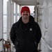 CGC Sturgeon Bay crew member poses for portrait following icebreaking operations
