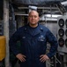 CGC Sturgeon Bay crew member poses for portrait following icebreaking operations