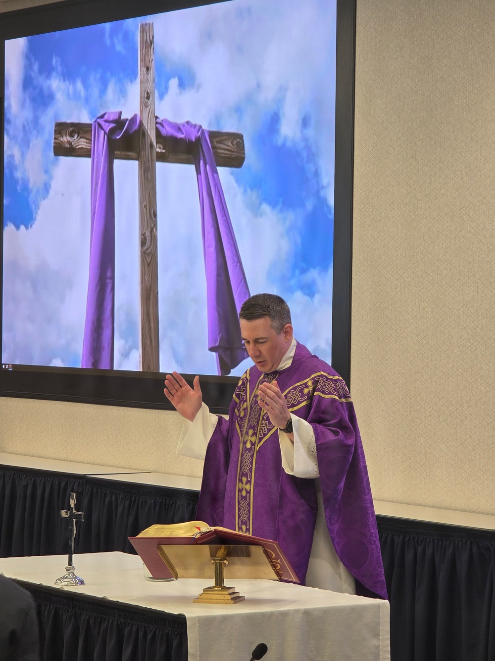 Naval Support Activity Washington Conducts Ash Wednesday Service