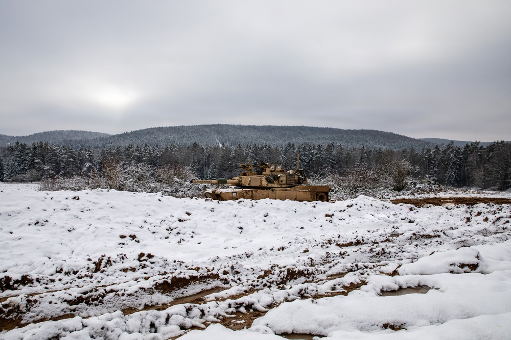 U.S. Army Armored Units Train for Large-Scale Combat Operations During Combined Resolve 26-05