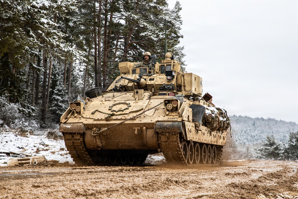 U.S. Army Armored Units Train for Large-Scale Combat Operations During Combined Resolve 26-05