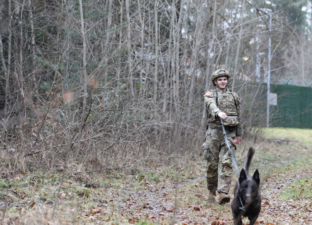 100th Military Working Dog Detachment Training
