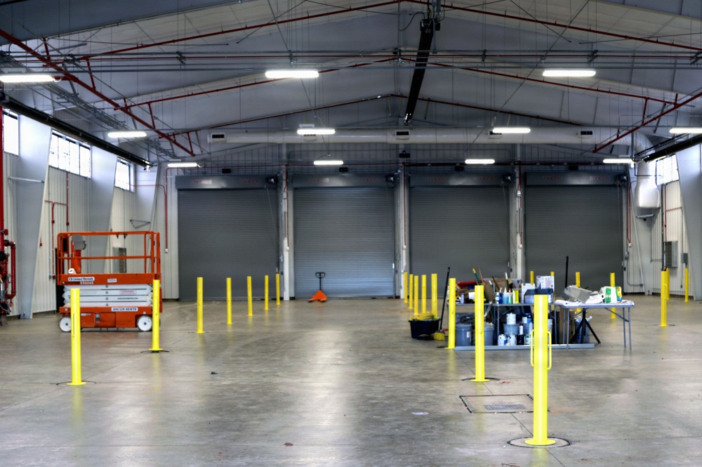 Work continues on commercial vehicle inspection facility at Tinker Air Force Base