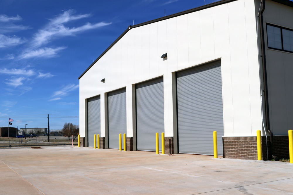 Work continues on commercial vehicle inspection facility at Tinker Air Force Base