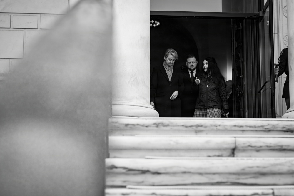 U.K. Foreign Secretary Yvette Cooper Visits Arlington National Cemetery