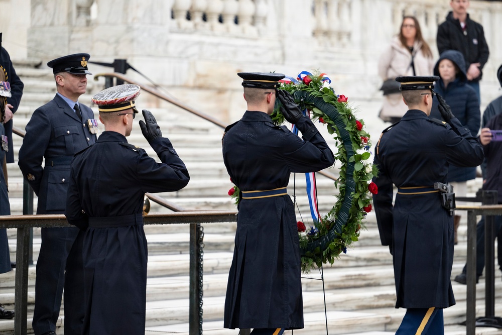 U.K. Foreign Secretary Yvette Cooper Visits Arlington National Cemetery