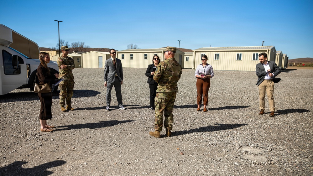 Congressional Staff Delegation Visits Joint Counter–Small UAS University at Fort Sill