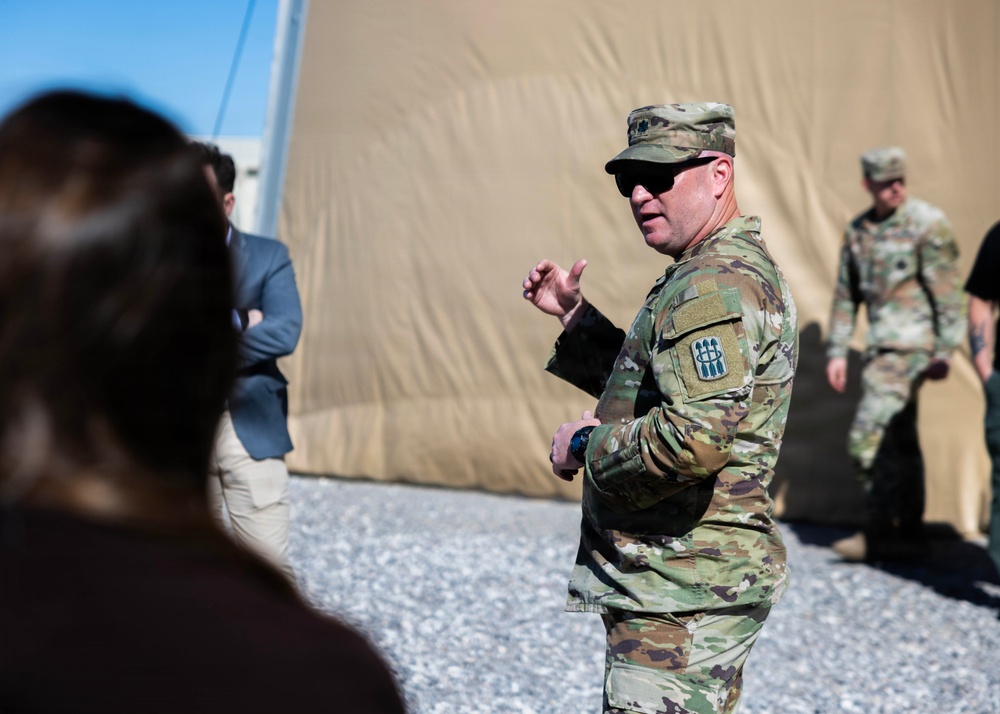 Congressional Staff Delegation Visits Joint Counter–Small UAS University at Fort Sill