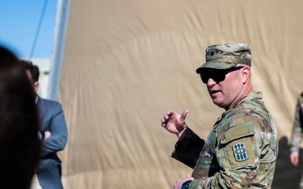 Congressional Staff Delegation Visits Joint Counter–Small UAS University at Fort Sill