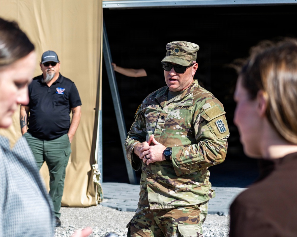 Congressional Staff Delegation Visits Joint Counter–Small UAS University at Fort Sill