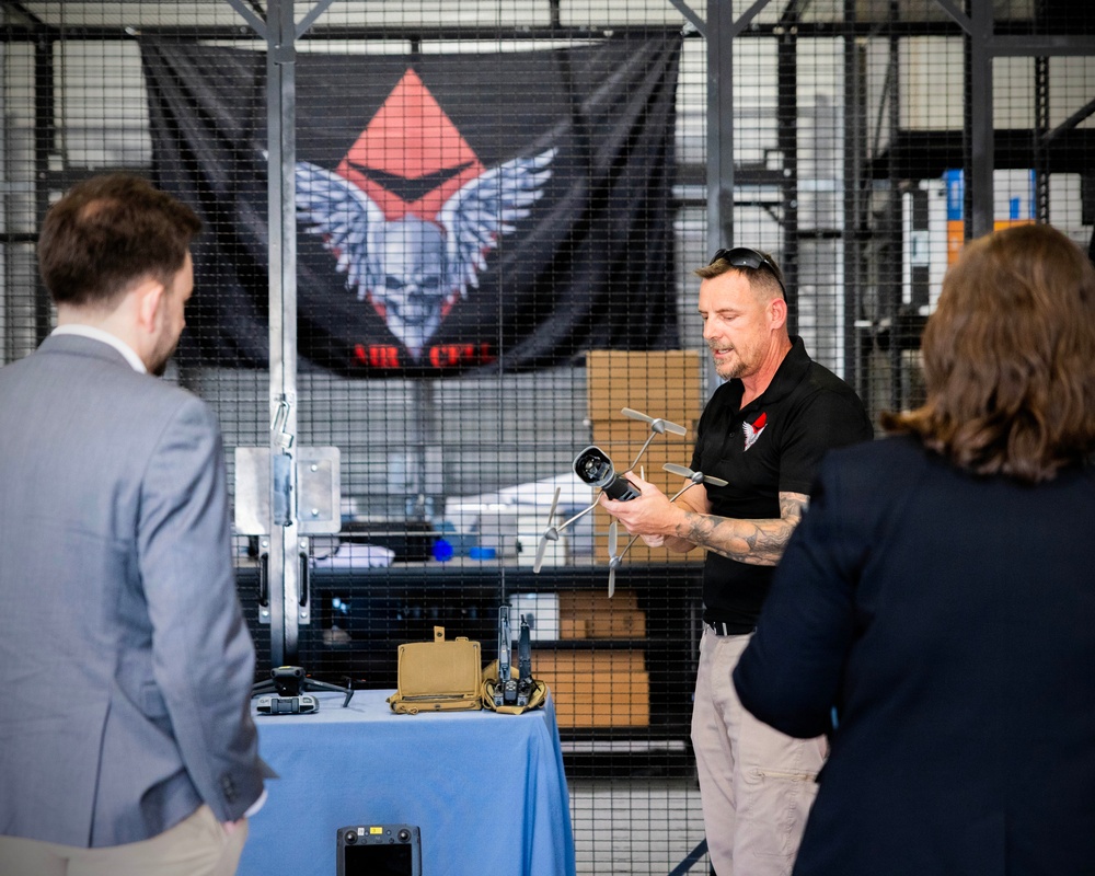 Congressional Staff Delegation Visits Joint Counter–Small UAS University at Fort Sill
