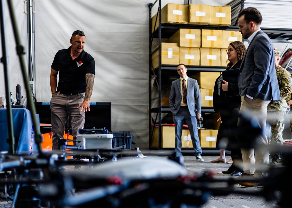 Congressional Staff Delegation Visits Joint Counter–Small UAS University at Fort Sill