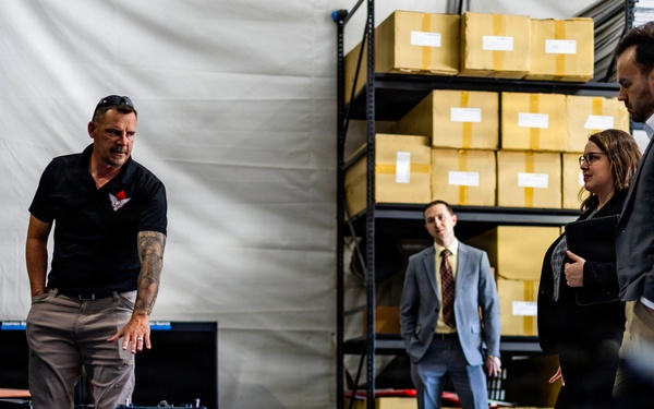 Congressional Staff Delegation Visits Joint Counter–Small UAS University at Fort Sill