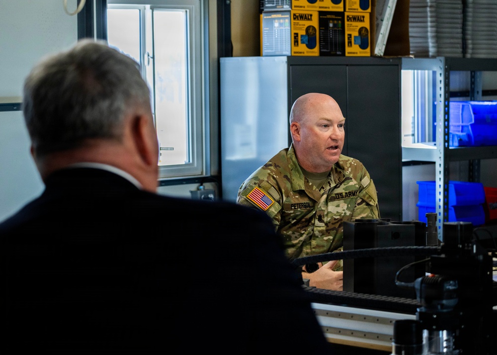 Congressional Staff Delegation Visits Joint Counter–Small UAS University at Fort Sill