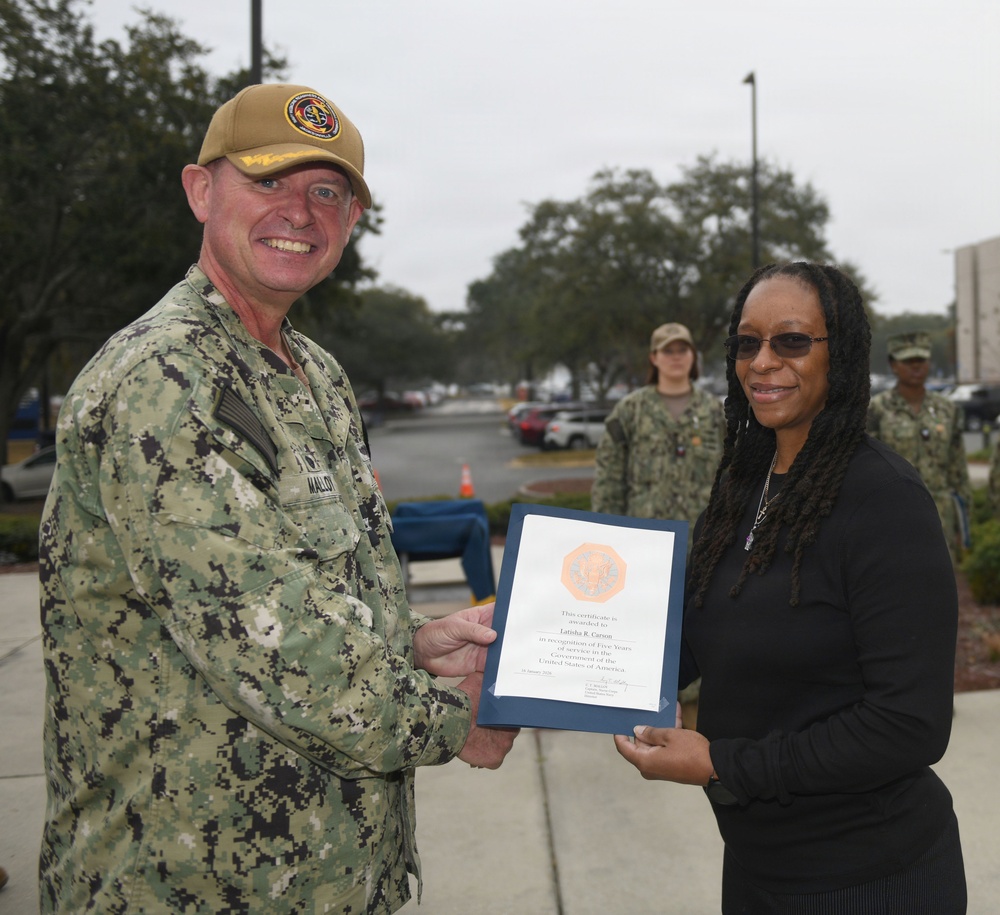 Awards Ceremony at Naval Hospital Jacksonville – Feb. 20, 2026