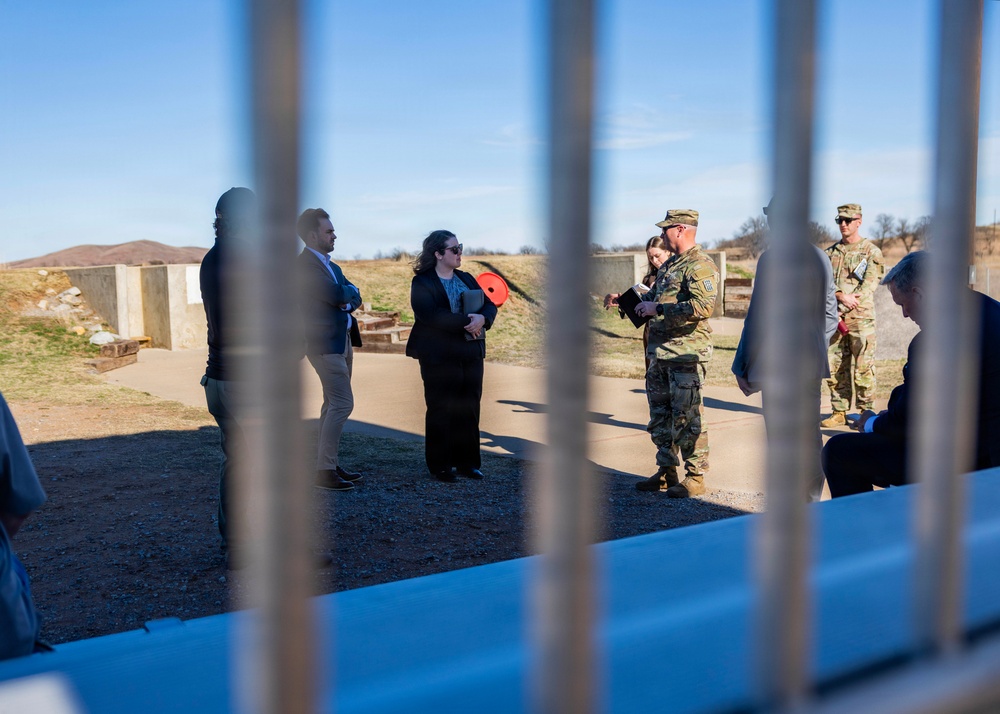Congressional Staff Delegation Visits Joint Counter–Small UAS University at Fort Sill